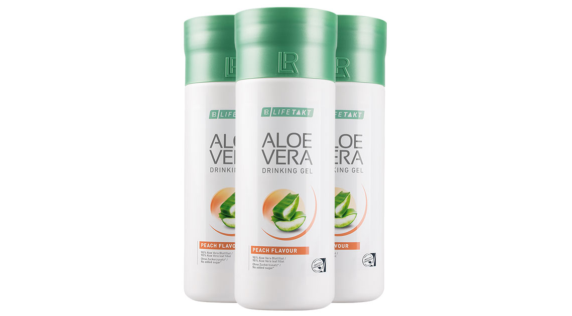 Gel à Boire LR Lifetakt Aloe Vera (goût Pêche) - Super Aliment Pour La Digestion - Neuf Et Scellé